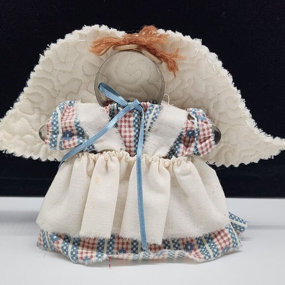 3 Cookie Cutter Handmade Prairie Rag Dolls on Gingerbread Girl - Picture 4 of 8